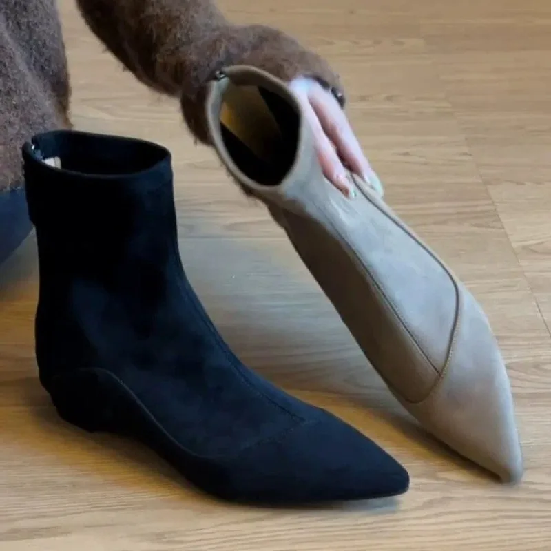Inner-height Pointed Toe Simpl - Sock Boot Women review and price