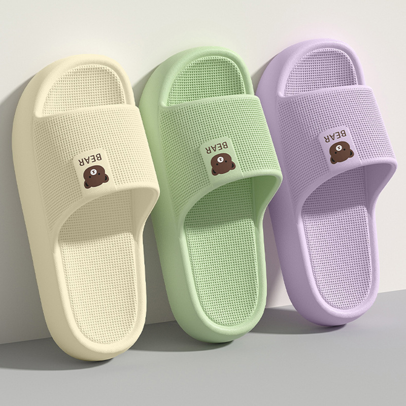 Cute Bear Thick Platform Slipp - Mule Slip On review and price