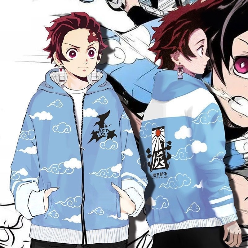 Demon Slayer Zip Up Hoodie- Ta - Women Shoes Xxl review and price
