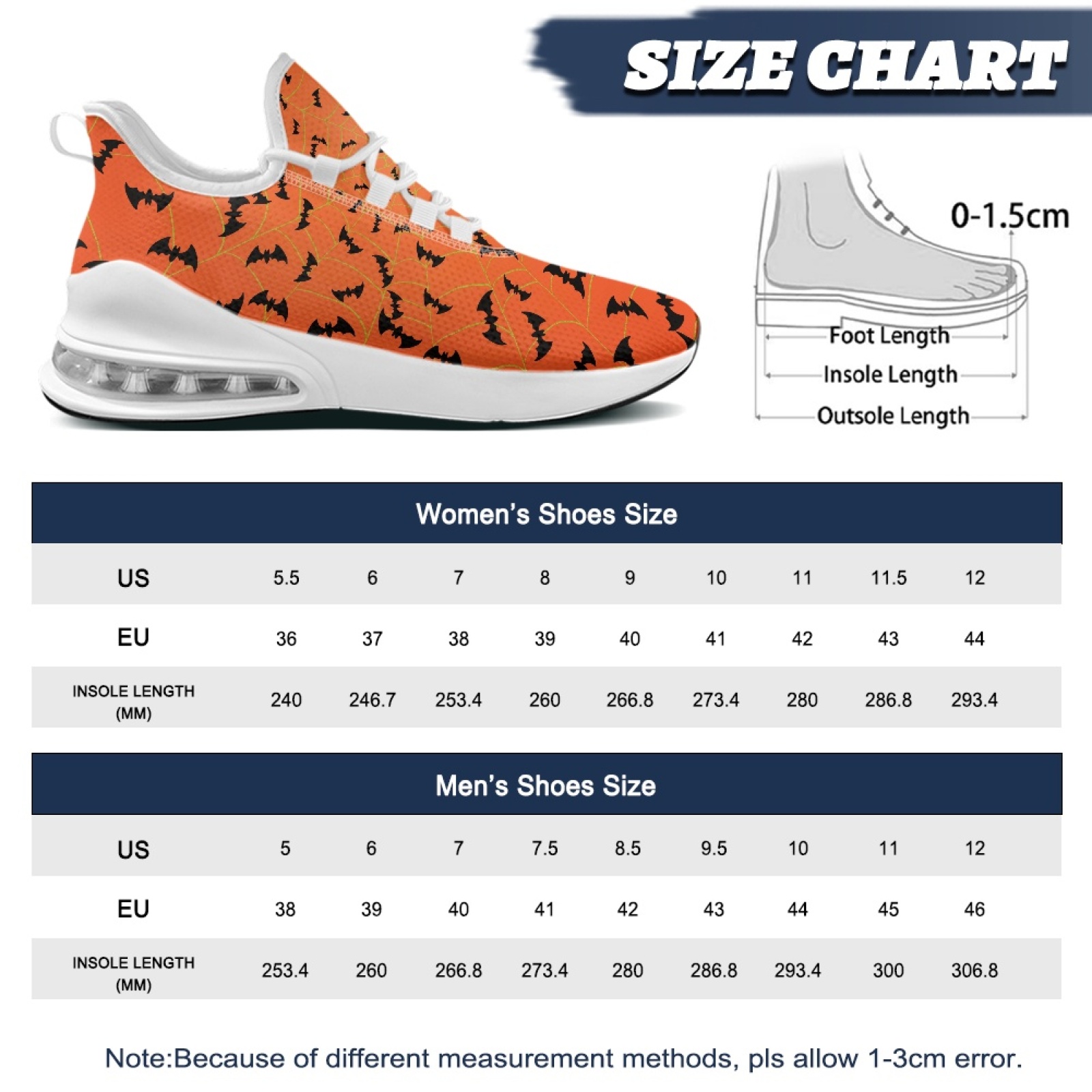 PENSTROLL Halloween Bat Cobweb - Women Shoes Tennis review and price