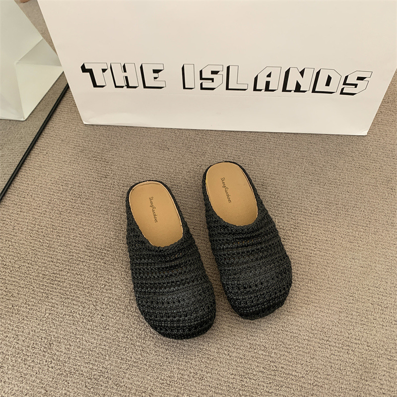 Women Raffia Woven Mule Slippe - Mule Slip On review and price