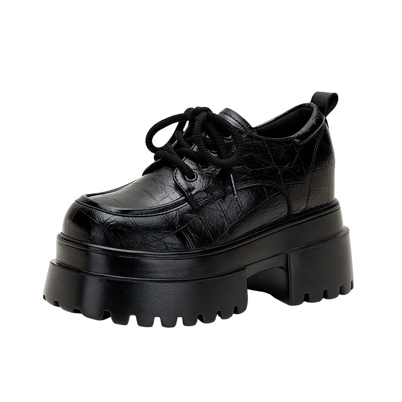 8cm Quality Comfortable Thick  - Oxford Lace Up Women review and price