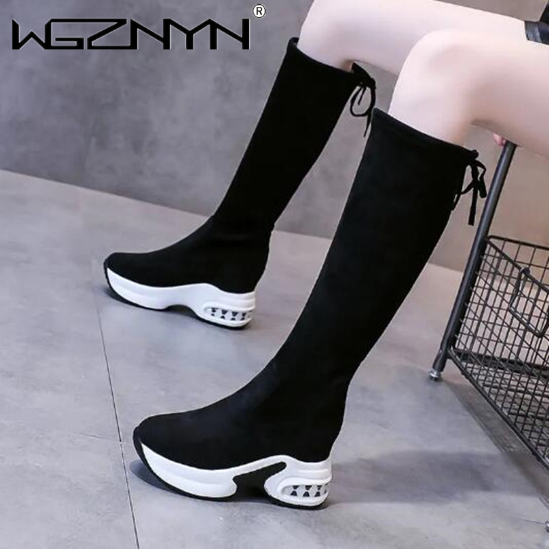 Winter Warm Chunky Platform Lo - Knee High Boots Women review and price
