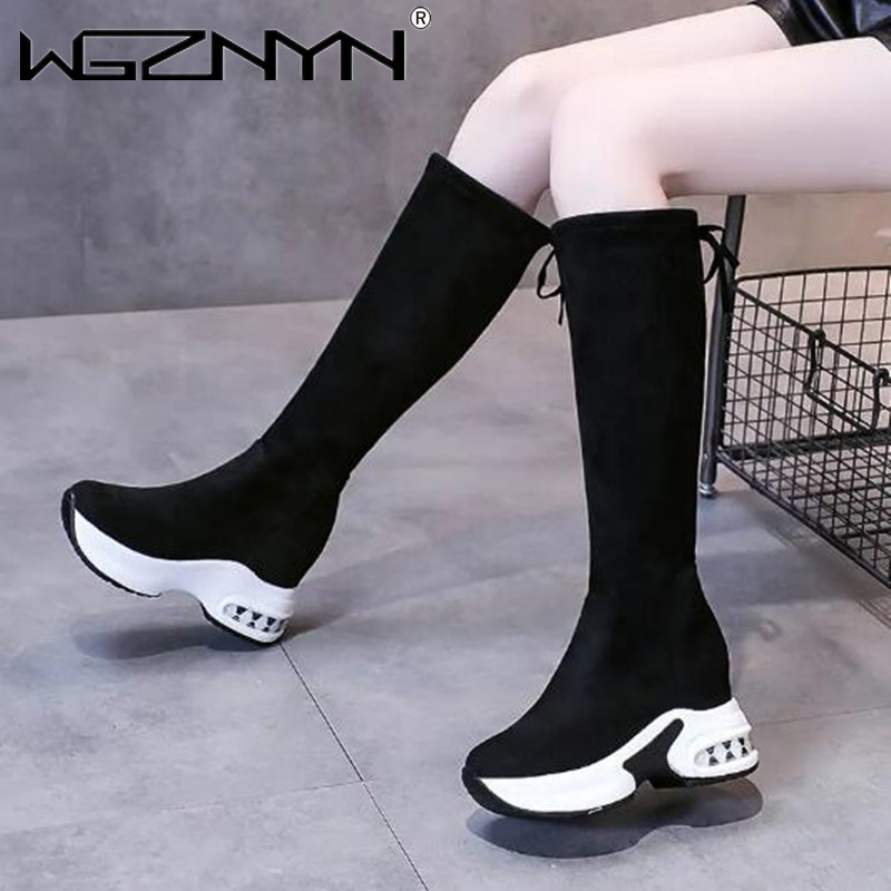 Winter Warm Chunky Platform Lo - Knee High Boots Women review and price